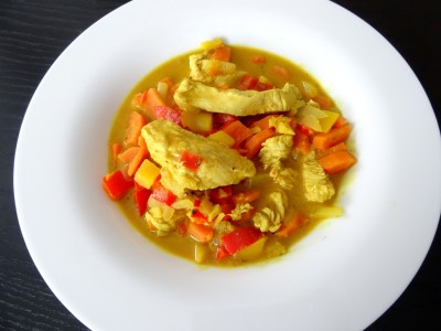 Hähnchen-Kokos-Pfanne