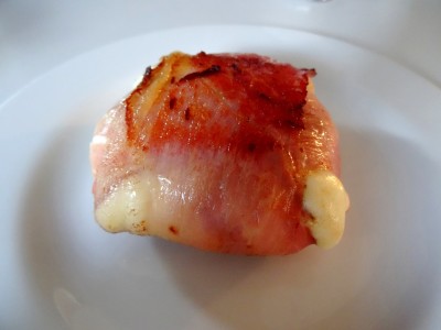 Mozzarella- Schinken- Rolle