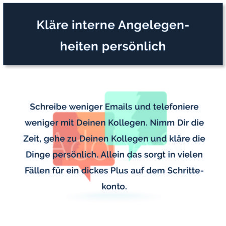 Sag es persönlich ins Gesicht…