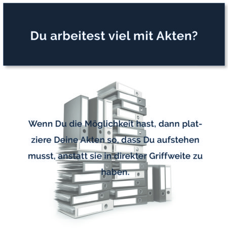 Bewegung geht vor Bequemlichkeit