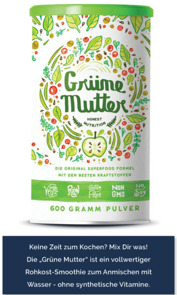 Grüne Mutter: Vollwertiger Rohkost-Smoothie